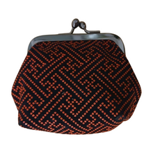 Load image into Gallery viewer, Gamaguchi coin case with Japanese traditional design