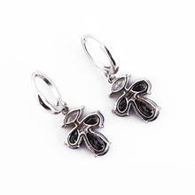 Load image into Gallery viewer, Silver angel-shaped earrings from Uzbekistan