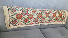 Indlæs billede til gallerivisning Suzani hand-embroidered silk fabric
