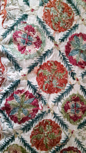 Indlæs billede til gallerivisning Suzani hand-embroidered silk fabric