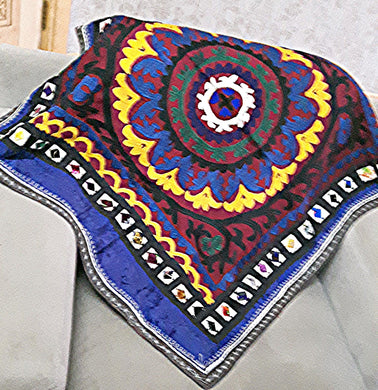 Vintage hand embroidered Suzani from Uzbekistan 【One and only item!】