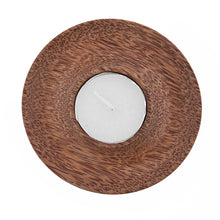Load image into Gallery viewer, Wooden candle holder from Laos