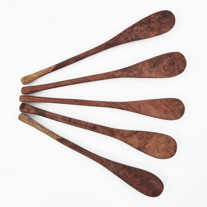 Elegant wooden tea spoon