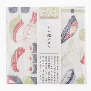 Kitchen cloth with Japanese design