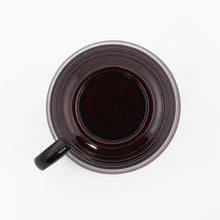Ladda upp bild till gallerivisning, Hida-Shunkei lacquered wooden coffee/teacup and saucer set.