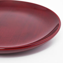 Afbeelding in Gallery-weergave laden, Hida-Shunkei red-lacquered plate