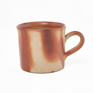 Japanese pottery mug (Bizen coffee cup)