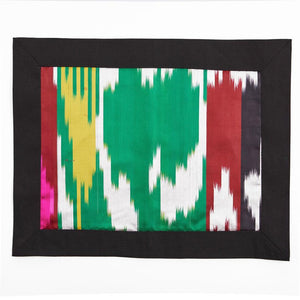 Green /multi-color Khan Atlas placemat