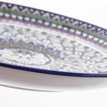 Load image into Gallery viewer, Beautiful blue Rishtan ceramics from Uzbekistan by a master